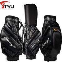 TTYGJ New Golf Bags PU Waterproof Large Capacity Standard Bag Hold 14 Golf Clubs Quality Sports Package with Shoulder Belt