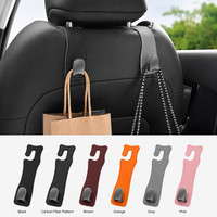 Car Headrest Hook Hanger for Bags Seat Back Organizer Holder Clip Universal Purse Coat Handbag Backpack Storage Auto Interior