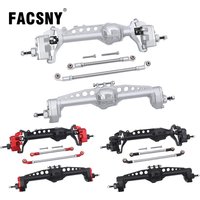 For SCX10III Aluminum Alloy Front and Rear Portal Axle Complete For 1/10 RC Crawler Car Axial SCX10 III AXI03007 Upgrades Parts