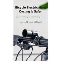 AliExpress High Decibel Waterproof Bicycle Electric Horn MTB Road Bke Universal Riding Warning Electric Bell Bicycle Accessories