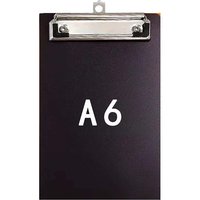 Bview Art 1pcs Clipboards with Low Profile Metal Clip Standard A6 Size with Hanging Clipboards For Office Stationery Supplies