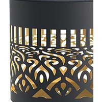 Solar Wall Light Outdoor Waterproof Mandala Pattern Motion Sensor Garden Lamp Iron Hanging