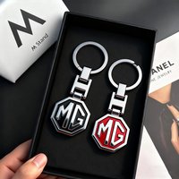 MG Metal Key Chain Pendant Key Ring Accessories For MG ZS 5 7 6 Cyberster MG4 EV ES5 HS ONE GT GS MG3 EZS 3SW MARVEL-R Hector