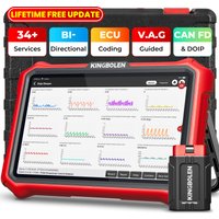 【Lebenslange kostenlose Updates】Neuestes KINGBOLEN K8 PRO Diagnosegerät für deutsche Fahrzeuge: ECU-Codierung, bidirektionaler Test, CAN, FD, DOIP, 34, Reset, OBD-Scanner
