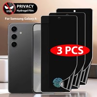 NNBILI 3Pcs For Samsung S23 S21 S22 S24 S25 S20 Ultra S10 Plus S20 FE S25 Edge Privacy Screen Protector Anti-Spy Hydrogel Film