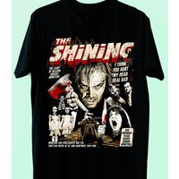 The Shining Classic Horror Movie Jack Torrance Halloween Vintage Gifts T-Shirt Unisex Cotton Short Sleeve High Street