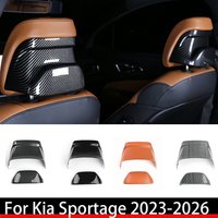 4 szt. Osłony zagłówków przednich foteli ABS, ochronne nakładki, poduszki pod szyję, wykończenie do Kia Sportage NQ5 2023-2026, akcesoria samochodowe