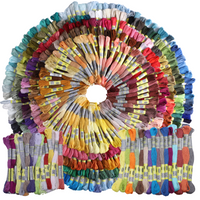 Full DMC Color Range Double Mercerized Singed Egyptian Long Fiber Cotton Embroidery Floss Cross Stitch Thread 447 + New 16+ 35