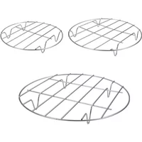 Stainless Steel Cookware Steamer Rack Cooking Baking Pot Stand AirfryerGrill Food Accessories Kitchen Steaming Racks Grid