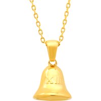 JINHUI Popularity XIII Bell Necklace Stainless Steel Metal Waterproof Clock Charm Necklace For Women Chain Choker Trendy Jewelry