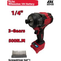 Fit For Milwaukee 18V Battery Brushless Electric Screwdriver Electric Drill Screwdriver Impact Drill High Torque Power Tool