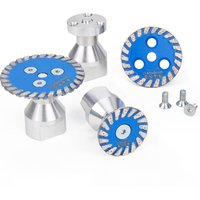 30/40/50mm Mini Engraving Diamond Saw Blade with Removable Flange, Turbo Cutting Disc Cutting Carving for Granite Stone Tiles