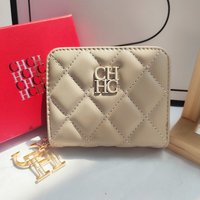 CHCH Exquisite Luxury Brand Short Solid Color Coin Women's Wallet High-quality PU Material Exquisite Brand Logo New Women's