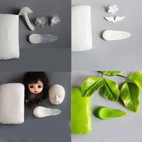 500g Air Dry Resin Clay Self-Hardening Modeling Clay No-Bake DIY Craft Clay for Sculpting Jewelry Figurines Crack-Resistant