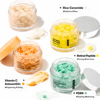 VT Skin Care Capsule Cream Rice Retinal PDRN Vitamin C Hydrating FirmingSmoothing Brightening Balancing Facial Moisturizer
