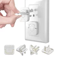 1-20Pc Baby Proof Outlet Covers Child Safety Plug Protector Reusable Socket Caps Electrical Outlet Plug Covers for Childproofing