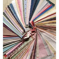 24*34cm Cotton Yarn Dyed Japanese Sewing Fabric Craft Patchwork Quilting Material Accessories Applique Sewing Doll Cloth Bundle