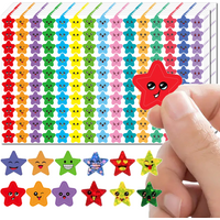 450-3000 Sheet Happy Face Stars Reward Sign Stickers Pack DIY Skateboard Suitcase Stationery Decals Decor Phone Laptop Gift Toys