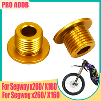 High quality CNC Motorcycle Accessories Front Axle Nut Front Wheel Screw For SURRON Ultra Bee E-bikes Off-road Sturdy Durable