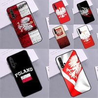 Poland Polish Flag For Huawei Nova 9 10 SE 12i 11i 8i 12s Y90 Y60 Y70 Y72 Y61 Y91 P20 P40 P30 Lite P60 Pro Case