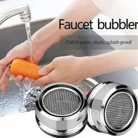3PCS 24mm Kitchen Basin Water Saving Faucet Tap Nozzle Splash-proof Filter Mesh Core Water Saver Outlet Accessories