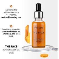 10ml TAN-LUXE Self-Tanning Drops Face & Body Illuminating Bronzing Oil Natural Tan Moisturizing Plant Extract Tanning Essence