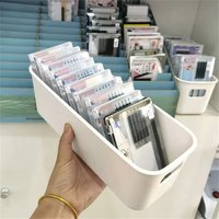 1/3/10Pcs Minimalist Extension Concise Tool Storage Box Lashes Glue Tweezer Holder Makeup Organizer Cosmetic Makeup Tools Box