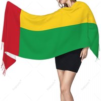 Guinea-Bissau Flag Scarf Pashmina Warm Scarves Shawl Wrap Hijab Spring Winter Multifunction Unisex