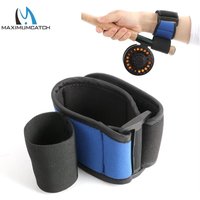 MAXCATCH Neoprene Fishing Wrist Support Casting Aid Rod Holder Soft Elastic Cushion Strap Adjustable Fishing Tool Accessory