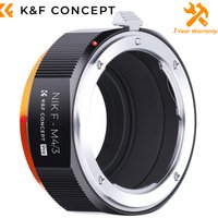 K&F CONCEPT Camera Lens Adapter for Nikon AI F Mount Lens to Micro Four Thirds MFT M4/3 Olympus Camera Body with Matting Varnish