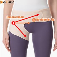 OZZOMM Ultra Thin Hip Brace for Sciatica Pain Relief, Thigh Compression Sleeve Wrap for Hamstring & Groin Support, Men & Women
