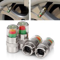 4pcs/set Cars Tire Air Pressure Monitor Alert Indicator Tire Valve Cap Gauge Car Accessories Sensor External Detection