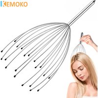 Octopus Head Massager 28 Fingers Scratching Scalp Relaxation Relief Scratcher Relieves Tension Random Body Massager Health Care