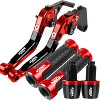 For HONDA CBR500R CBR500 R CBR 500R CBR 500 R 2024 2023 2022 Motorcycle Adjustable Brake Clutch Levers 22mm Handlebar grips Ends