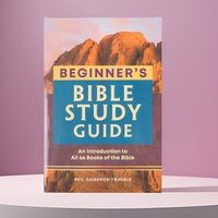 Bible Study Guide For Beginners With Mountain Cover Design Notebook Style Scripture Journal For Devotion Reading Plan And Notes