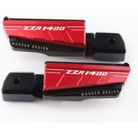 For Kawasaki ZX6R ZX636 NINJA ZZR1400 ZX14 ZX10R Motoecycle Accessories Billet Footrest Foot Pegs Pedals Pedal Rest Footpegs