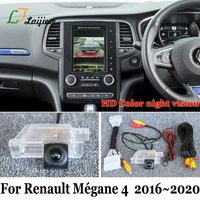 Dla Renault Megane 4 2016 ~ 2020 Oryginalny ekran R-link 2 HD Night Vision Widok z tyłu Kamera cofania z kablem adaptera