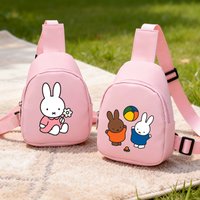 Miffys Chest Bag for Girls Cartoon Printed Lightweight Single Shoulder Bags Children Mini Crossbody Pack Fashion Birthday Gifts