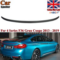 For BMW 4 Series F36 Gran COUPE 2013-2019 MP Style Auto Accessories Carbon Fiber look Car Rear Trunk Spoiler