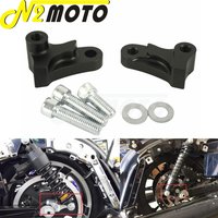 1.75'' Rear Shock Drop Lowering Block Kit For Harley Dyna FXD FXDB Super Glide Wide Glide Street Bob Fat Bob Low Rider 2006-2017