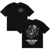 2026 Rapper The Weeknd After Hours Til Dawn Mexico Tour Tide T Shirts Loose O-Neck Short Sleeve T-shirt Pop Casual Cozy T-shirts