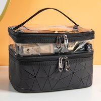 Doppelte tragbare Make-up-Tasche mit großer Kapazität, koreanische Version, Ringer-Reise, multifunktionale Kulturtasche, tragbare Aufbewahrungstasche
