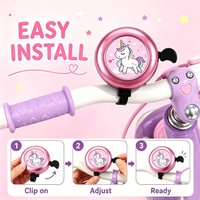 Cartoon Children's Bicycle Bell High Sound Creative Bike Balance Mountain Car Handlebar Horn Loud Stroller Decoration Accessory