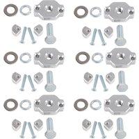 6 Pack Aluminum Quick Attach Accessory Anchor Mount Kit For CFMoto ATVs UTVs