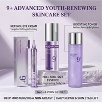 NAD Firming Essence Eye Cream Brightening Toner Anti-Aging Reduce Wrinkles Hydrate Moisturize Brighten Skin Tone Skin Care Set