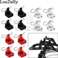 4pcs Metal Body Post Mount Magnetic Stealth Invisible Shell Column with Clips for 1/10 RC Crawler Axial SCX10 Pro Upgrade Parts