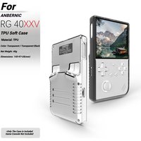 For ANBERNIC RG40XXV Game Console Transparent TPU Protective Case Cover Handheld Game Console Protector Shell Sleeve