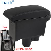 For Renault Duster Armrest For Dacia Duster Car Armrest Box 2019-2022 Center Console Storage Box Decoration Accessories leather