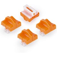 4-piece paper cutter replacement blade pack, sliding replacement blade, suitable for cutting coupons, kraft paper and photos.