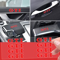 Car Interior Random Stickers Car Goods Car Steering Wheel Decal Emblem For VW GTI Polo Tiguan Passat Golf Jetta Lavida Skoda